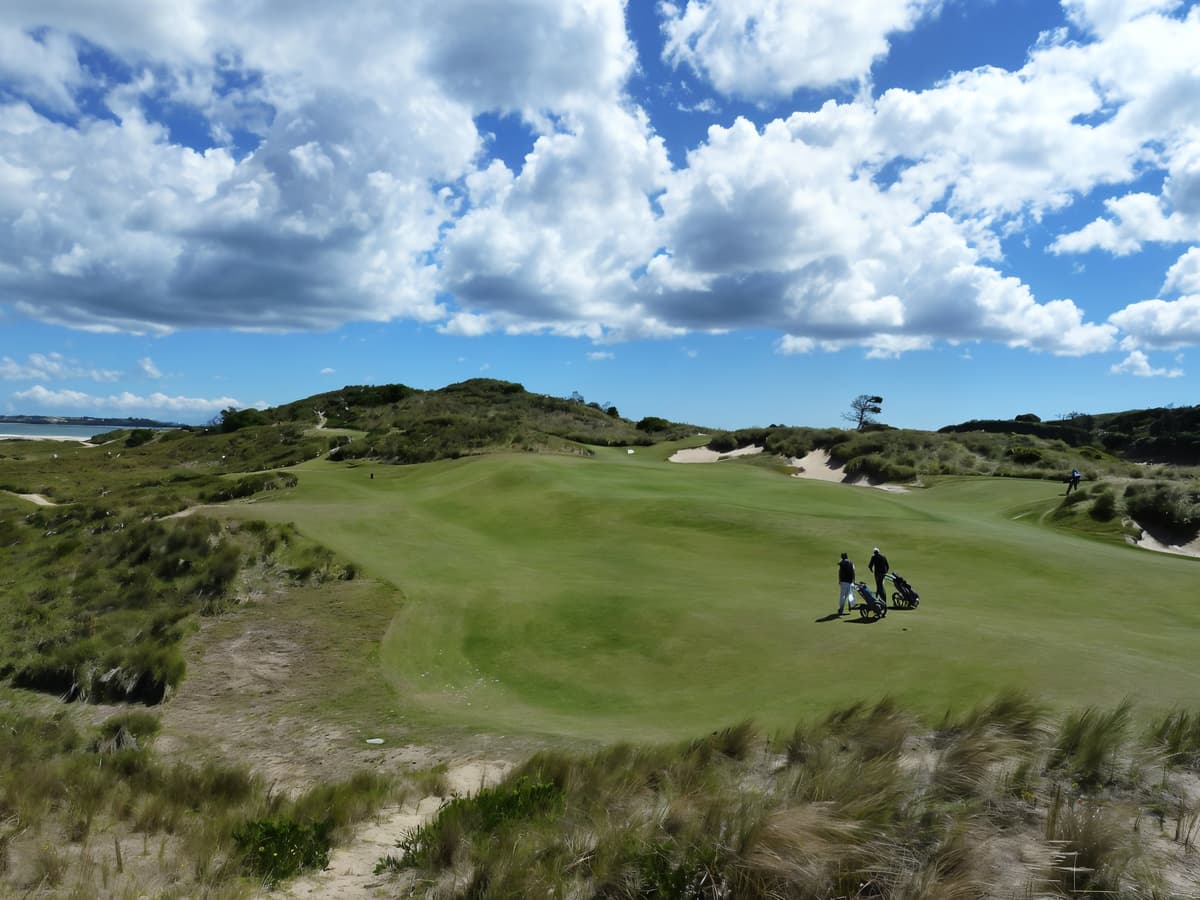 A fairway at Barnbougle Dunes, Tasmania